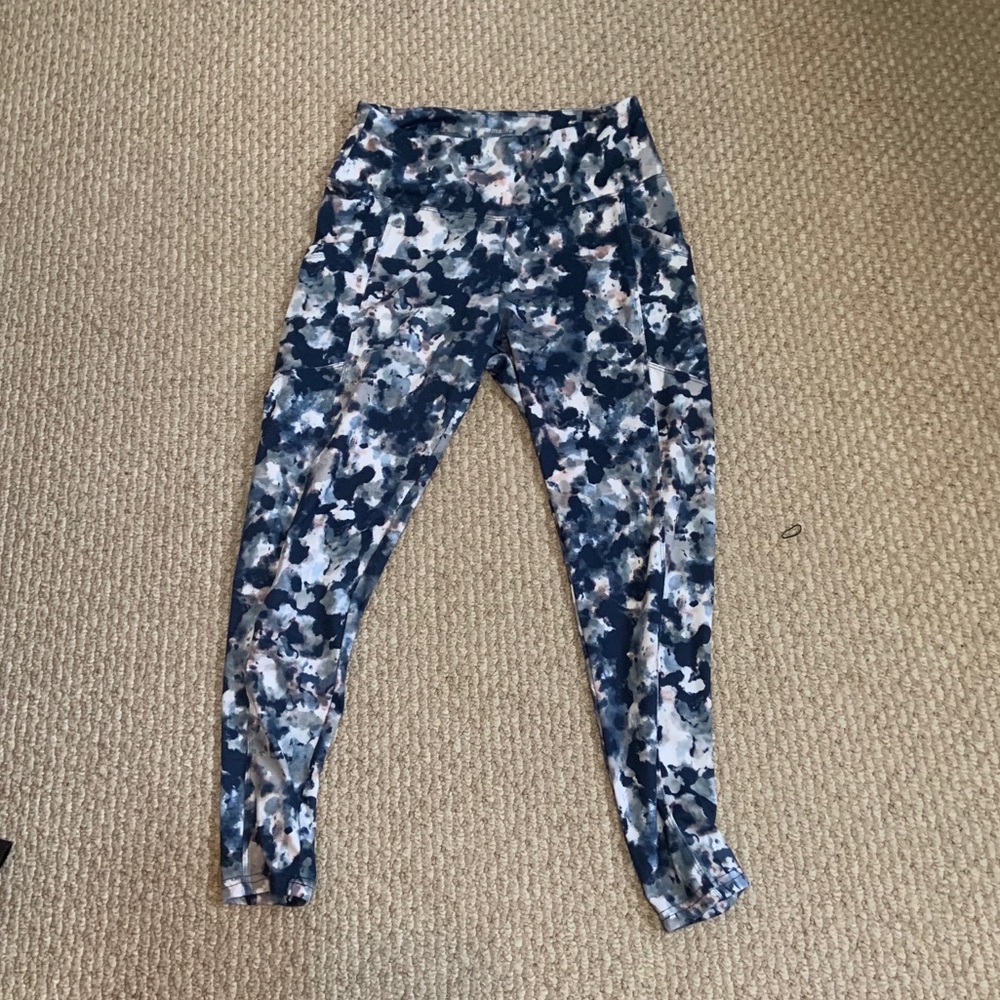 Floral workout leggings